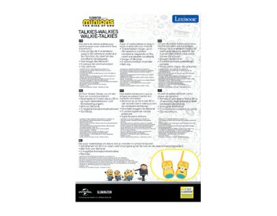 Lexibook Vysílačky Mimoni s dosahem 200 m