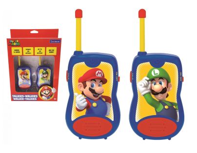 Lexibook Vysílačky Super Mario s dosahem 200 m
