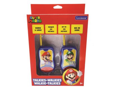 Lexibook Vysílačky Super Mario s dosahem 200 m