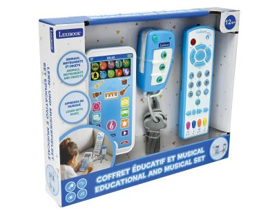 Lexibook Vzdělávací mobilní telefon, dálkové ovládání a klíčenka