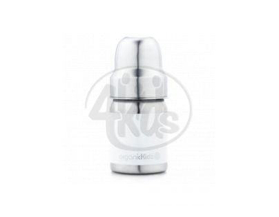 Láhev široká OrganicKidz 120ml bílá