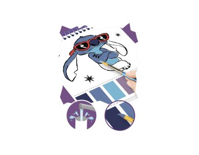Lilo a Stitch blok s omalovánkami a barvami
