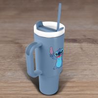 Lilo a Stitch cestovný hrnek s brčkem modrý 5