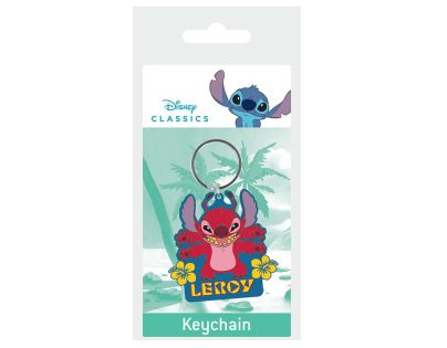 Pyramid International Lilo a Stitch Gumová klíčenka Leroy