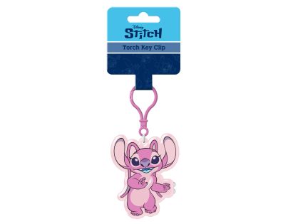 Lilo a Stitch klíčenka se světlem - Angel