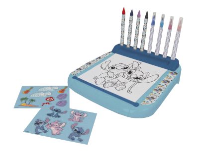 Lilo a Stitch stojan s omalovánkami a barvami