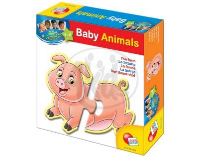 Lisciani Giochi Baby genius Zvířátka tvarovaná - Farma