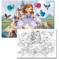 Lisciani Giochi Disney Sofia Puzzle 2v1 108 dílků 2