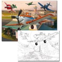 Lisciani Giochi Planes Maxi Puzzle 2v1 108 dílků 2