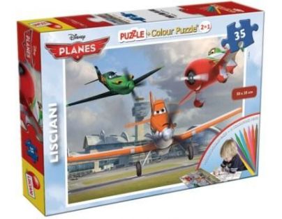 Lisciani Giochi Planes Puzzle 2v1 35 dílků