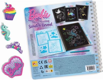 Liscianigiochi Barbie Sketch Book Mer-Mazing Scratch Reveal