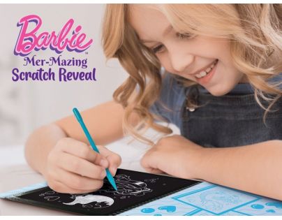 Liscianigiochi Barbie Sketch Book Mer-Mazing Scratch Reveal