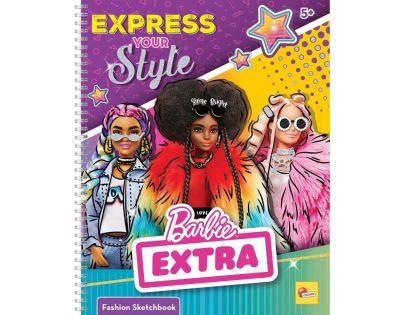 Liscianigiochi Barbie Sketch Book vyjádři svůj styl