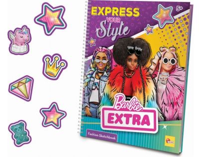 Liscianigiochi Barbie Sketch Book vyjádři svůj styl