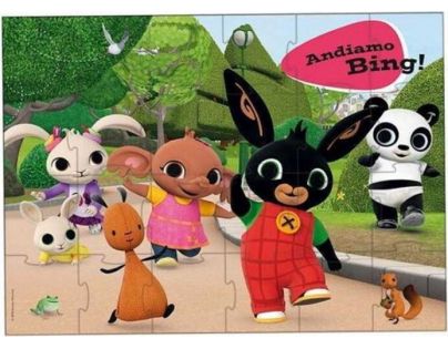 Liscianigiochi Maxi puzzle 24 dílků Let's Go Bing