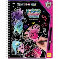 Liscianigiochi Monster High Vyškrabávací omalovánky Kamarádky navždy