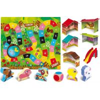 Liscianigiochi Montessori baby hra Dřevěná farma 2