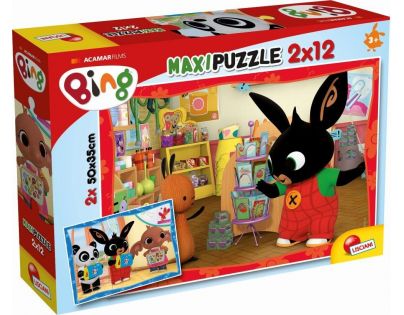 Liscianigiochi Puzzle Bing 2 x 12 dílků