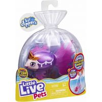 Little Live Pets Plavající rybka fialová Sea Queen 6