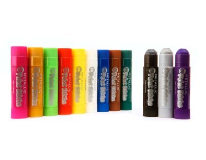 Little Brian Paint Sticks metalické barvy 12-pack - Poškozený obal