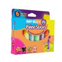 Little Brian Paint Sticks zářivé barvy 6-pack