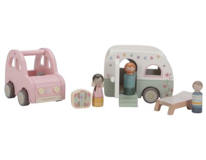 Little Dutch Auto s karavanem dřevěné