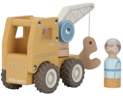 Little Dutch Autojeřáb dřevěný