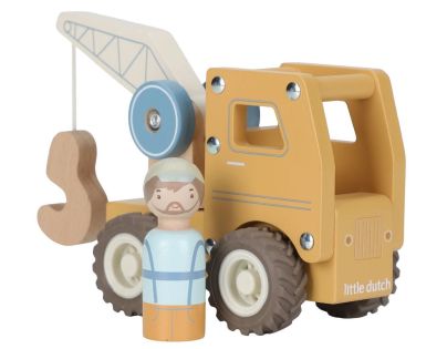 Little Dutch Autojeřáb dřevěný