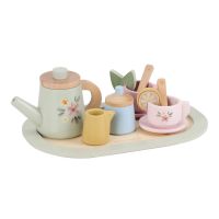 Little Dutch Čajový set dřevěný s květinovým potiskem 2