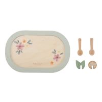 Little Dutch Čajový set dřevěný s květinovým potiskem 4