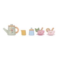 Little Dutch Čajový set dřevěný s květinovým potiskem 6