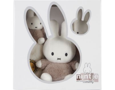 Little Dutch Dárková sada králíček Miffy Fluffy Taupe