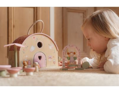 Little Dutch Domeček pro víly dřevěný přenosný Fairy Garden - Poškozený obal
