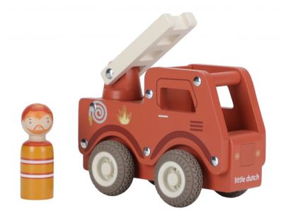 Little Dutch Hasičské auto dřevěné
