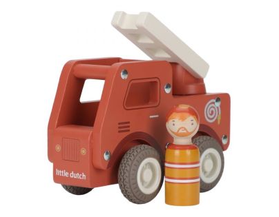 Little Dutch Hasičské auto dřevěné