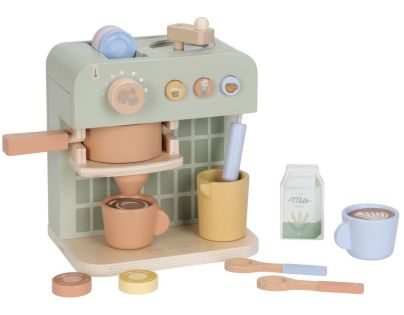 Little Dutch Kávovar na kapsle dřevěný - Poškozený obal