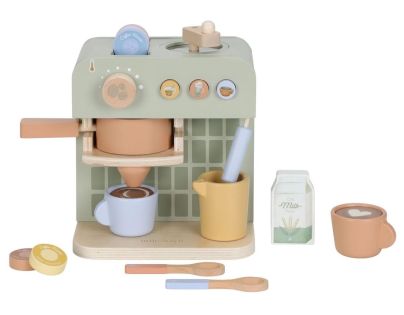 Little Dutch Kávovar na kapsle dřevěný - Poškozený obal