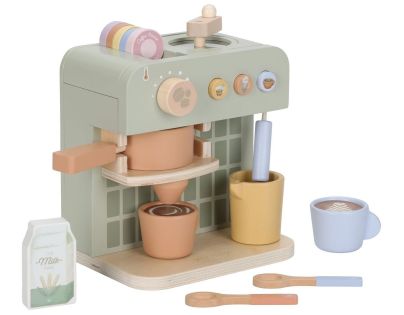 Little Dutch Kávovar na kapsle dřevěný - Poškozený obal