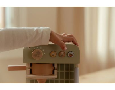 Little Dutch Kávovar na kapsle dřevěný - Poškozený obal