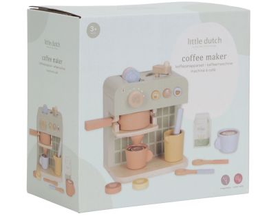 Little Dutch Kávovar na kapsle dřevěný - Poškozený obal