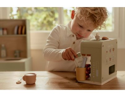 Little Dutch Kávovar na kapsle dřevěný