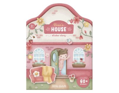 Little Dutch Knížka se samolepkami Dům Rosa
