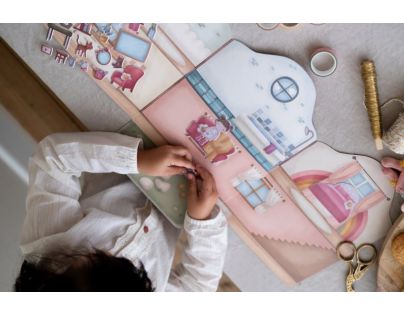 Little Dutch Knížka se samolepkami Dům Rosa