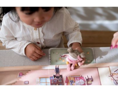 Little Dutch Knížka se samolepkami Dům Rosa