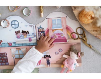 Little Dutch Knížka se samolepkami Dům Rosa