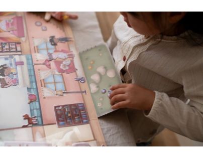 Little Dutch Knížka se samolepkami Dům Rosa