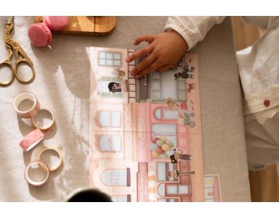Little Dutch Knížka se samolepkami Nakupování Rosa