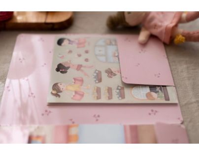 Little Dutch Knížka se samolepkami Nakupování Rosa