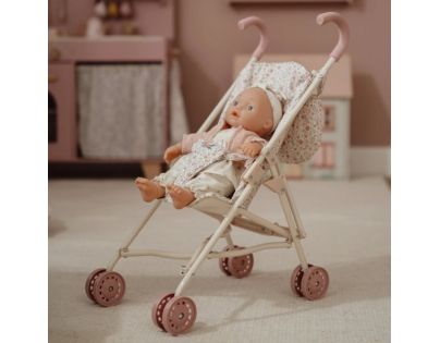Little Dutch Kočárek pro panenky golfky skládací Soft Flowers