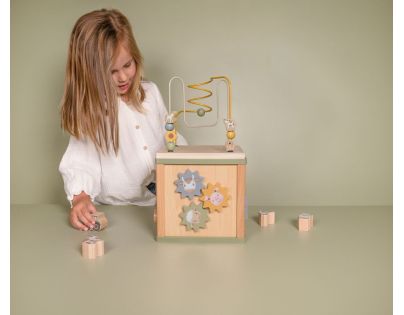 Little Dutch Kostka s aktivitami dřevěná Farma - Poškozený obal